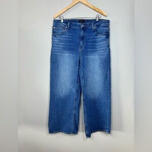 Quince Blue Wide Leg Flare Jeans size 33